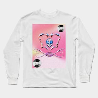 alien holographic Long Sleeve T-Shirt